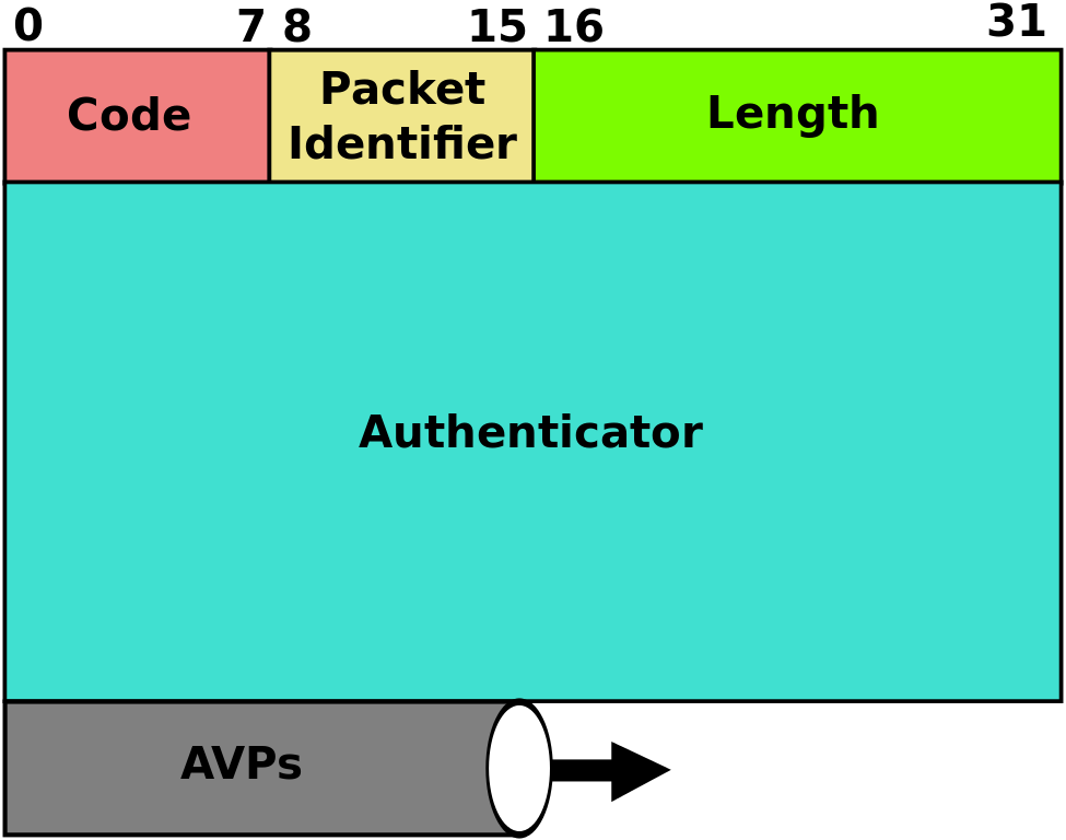 RADIUS Packet Format